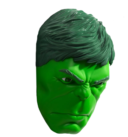 Hulk Head Graphic