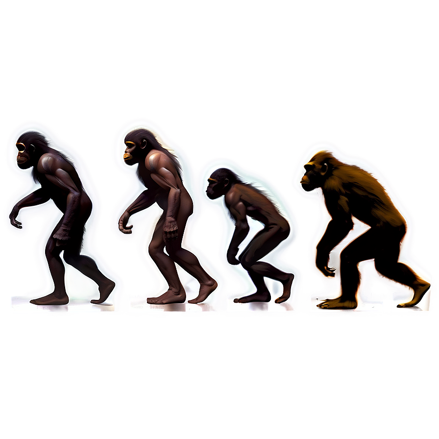 Human Evolution Timeline PNG 06242024 PNG with transparent background