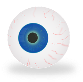 Human Eye Illustration PNG with transparent background