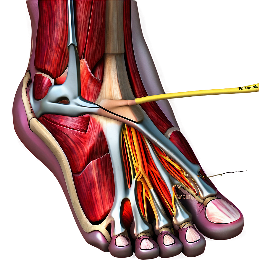 Human Foot Anatomy PNG 05252024 PNG with transparent background