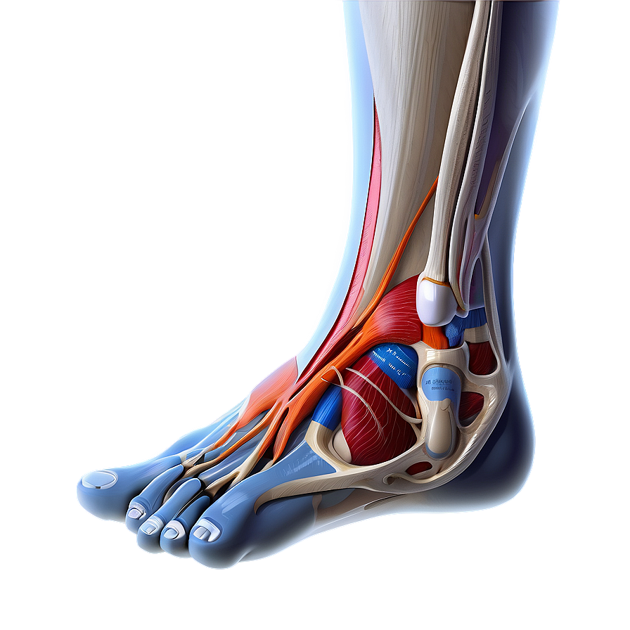 Human Foot Anatomy PNG 05252024 PNG with transparent background