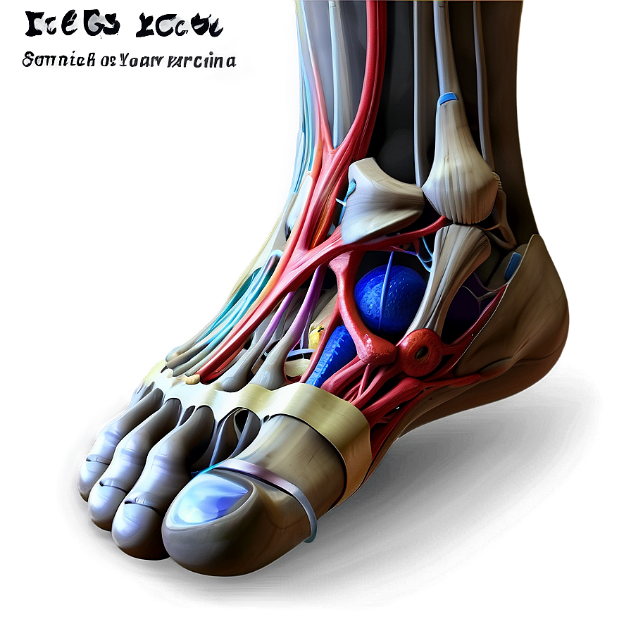 Human Foot Anatomy PNG 8 PNG with transparent background
