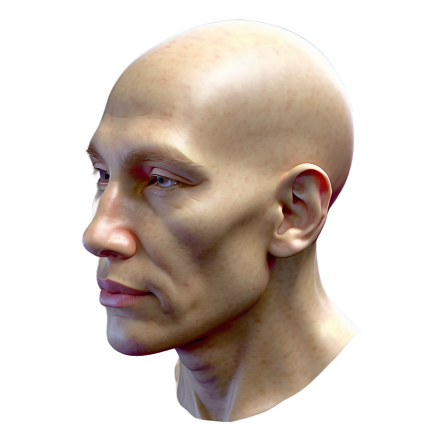 Human Head For 3d Artists Png 06262024