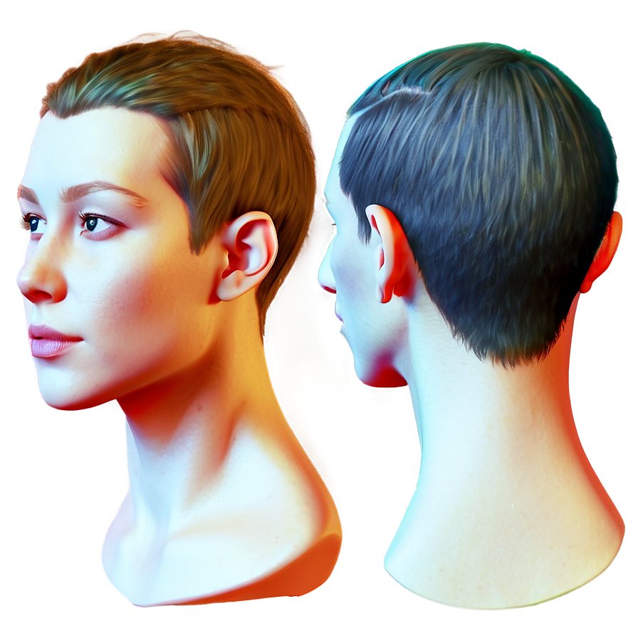 Human Head For Character Design Png 06262024