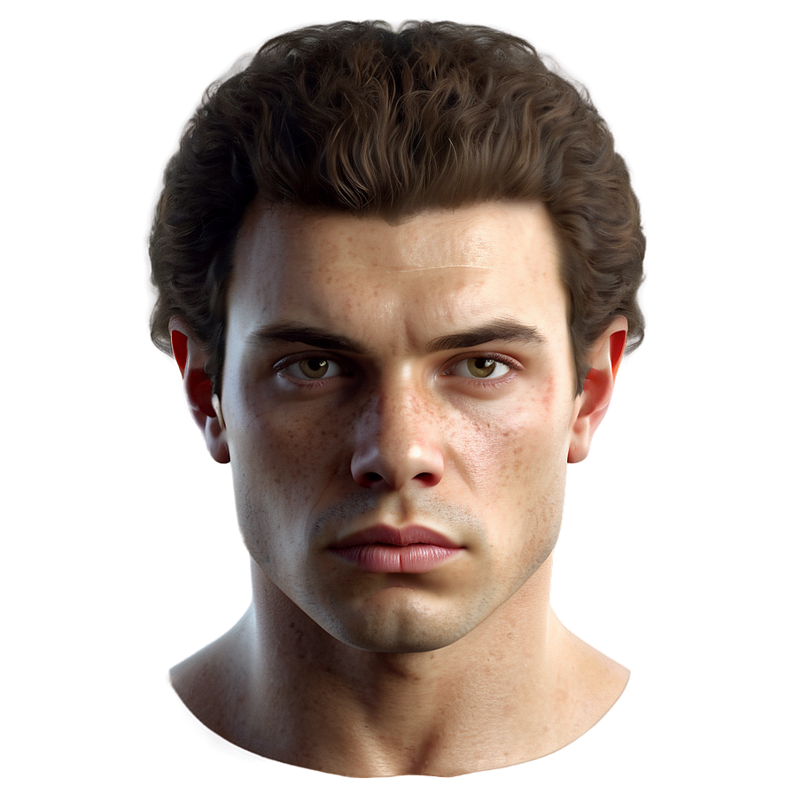 Human Head Front View Png Foj