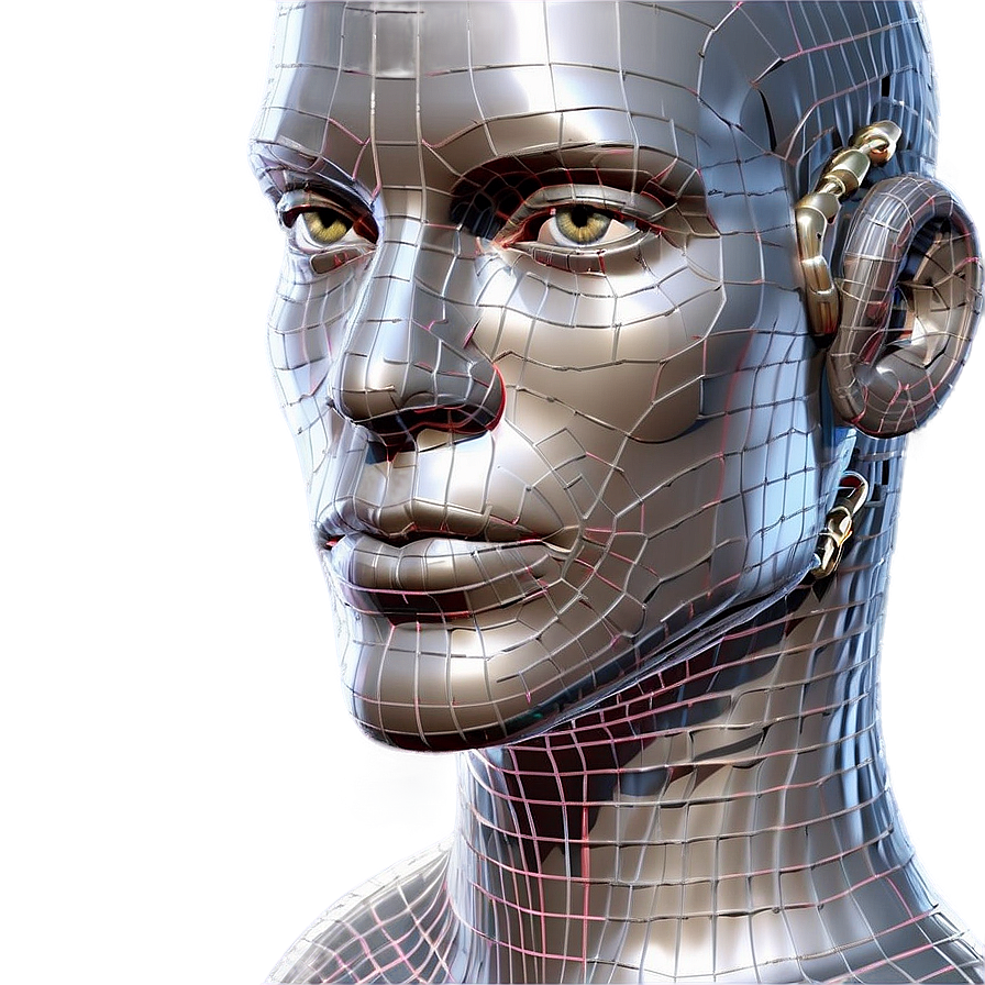 Human Head Wireframe Png Hie