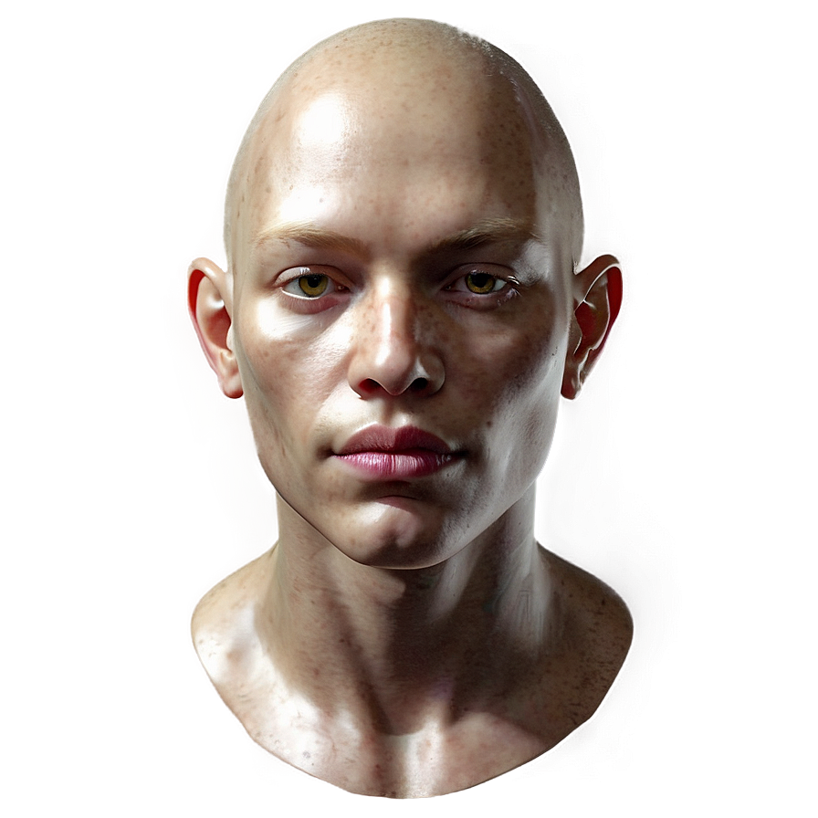 Human Head With Facial Features Png Skl