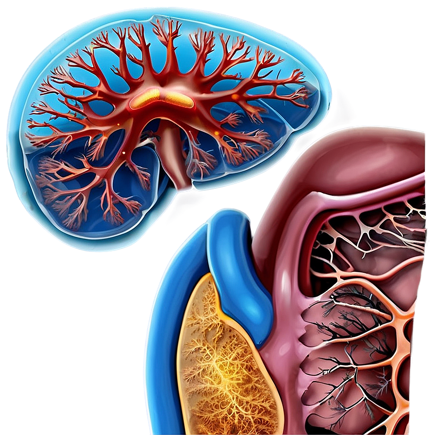 Human Lungs Anatomy PNG 05232024 PNG with transparent background