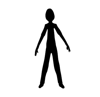 Human Silhouette Standing