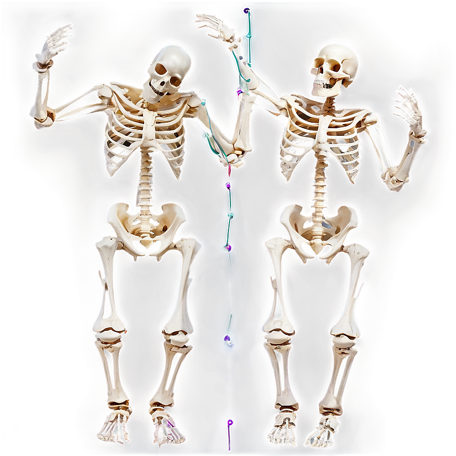 Human Skeleton Dancing Pose Png 46