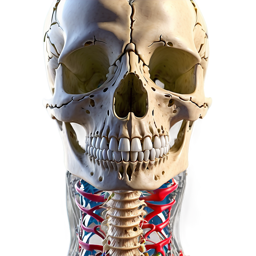 Human Skeleton With Nervous System Png Ygs44