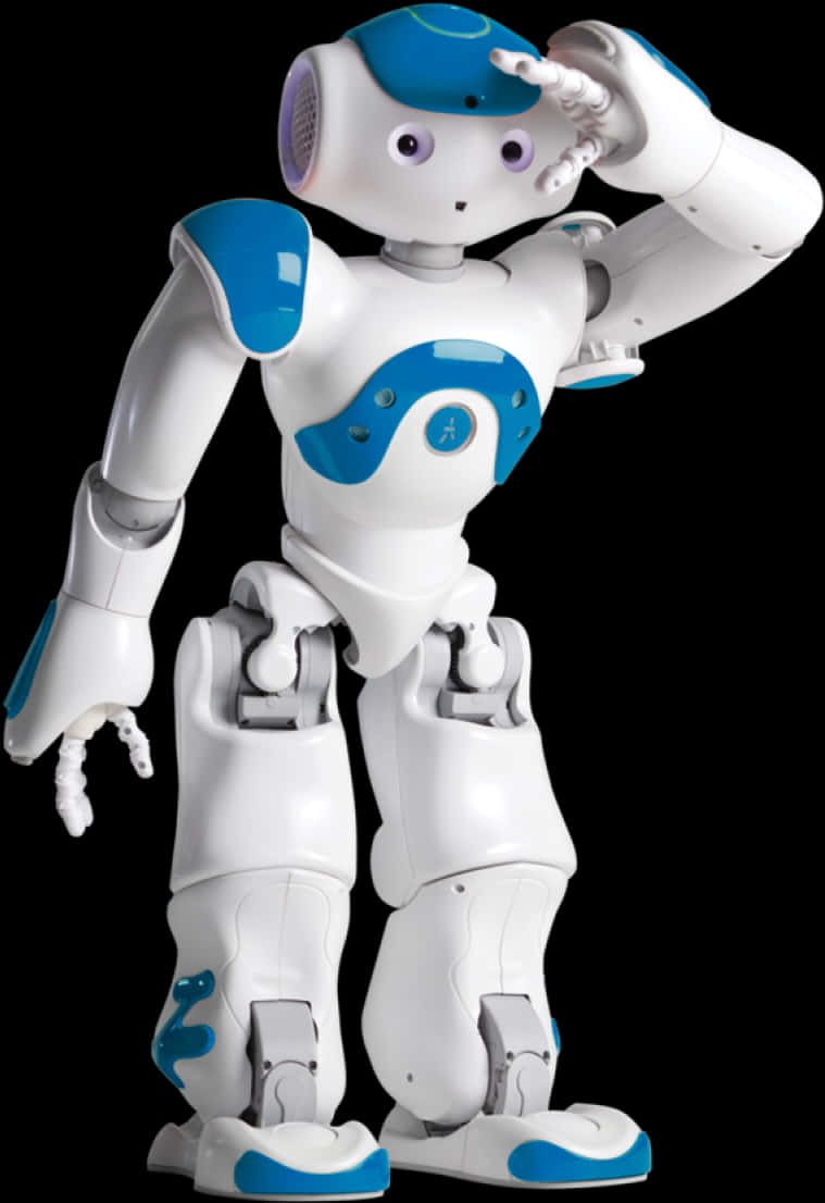 Humanoid Robot Saluting