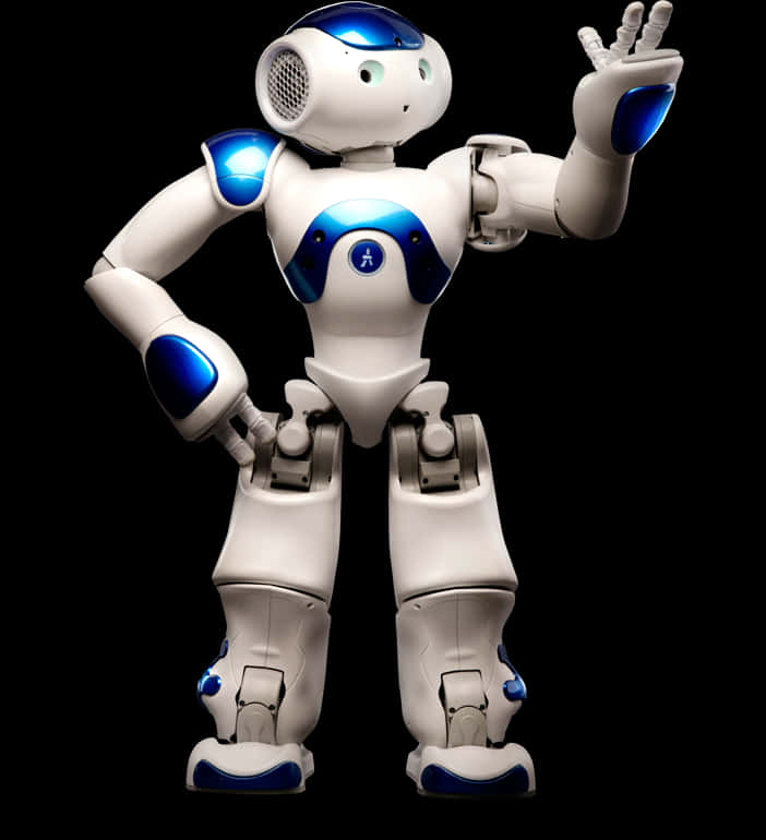 Humanoid Robot Waving Hello