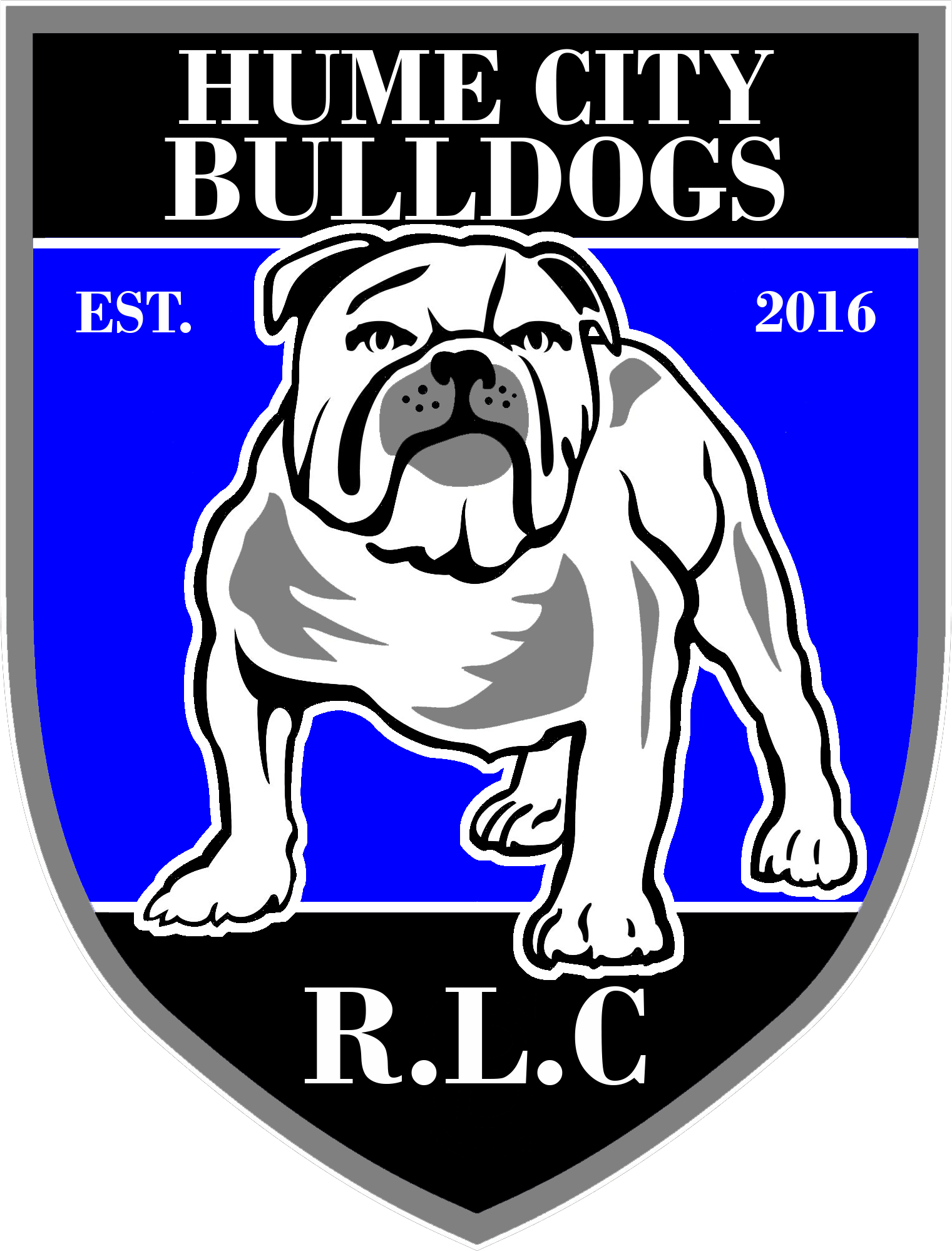 Hume City Bulldogs Crest2016 PNG with transparent background