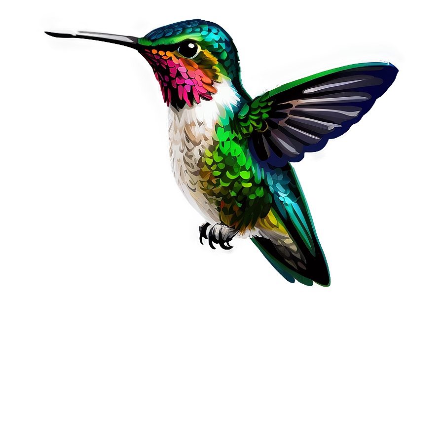Hummingbird Illustration PNG 76 PNG with transparent background