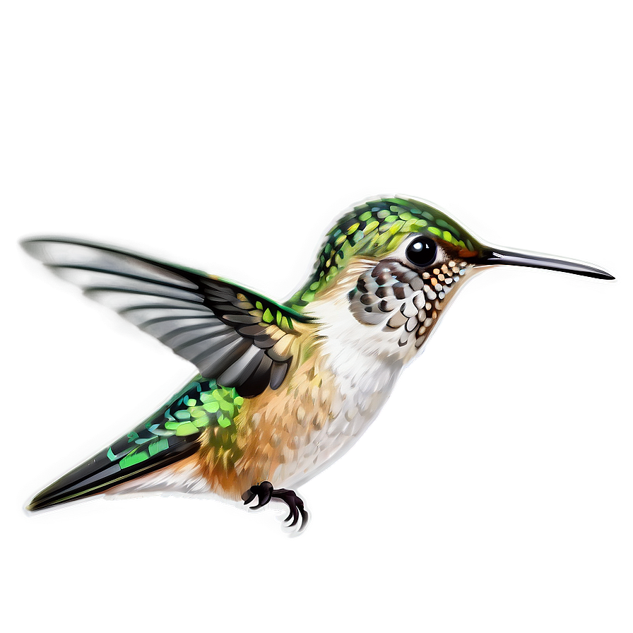 Hummingbird Side View Png Fwo