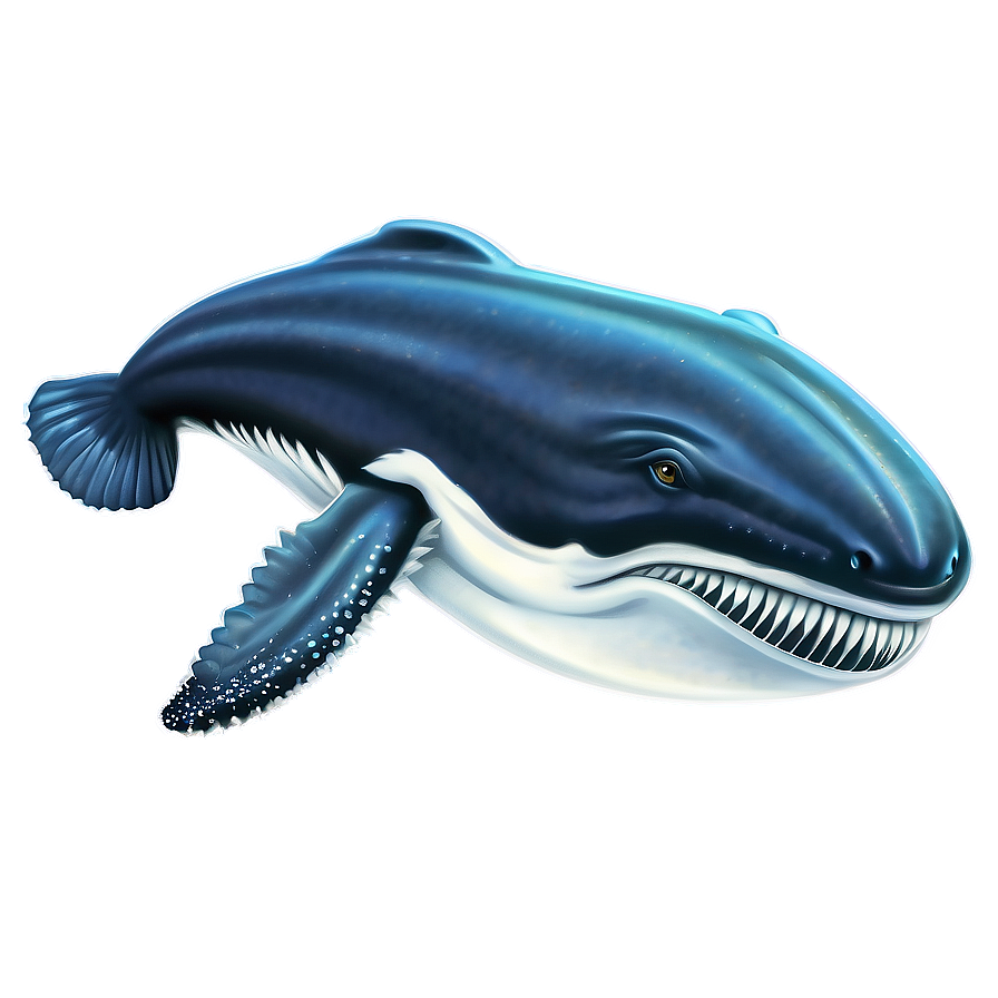 Humpback Whale Illustration Png Bfv90