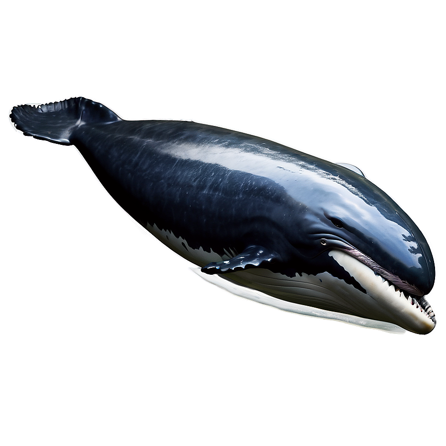 Humpback Whale In Natural Habitat Png Rtp35