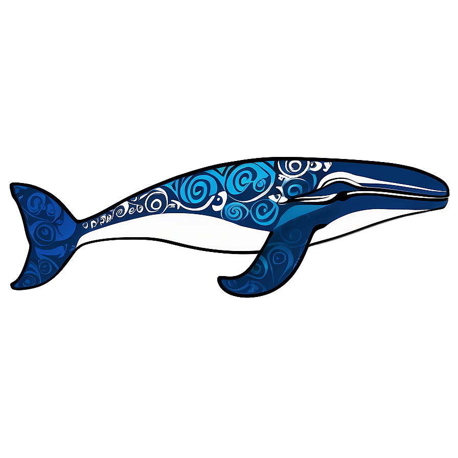 Humpback Whale Tribal Tattoo Design Png Mff36