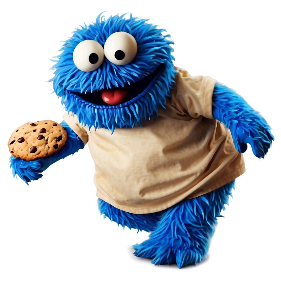 Hungry Cookie Monster PNG kqg52 PNG with transparent background