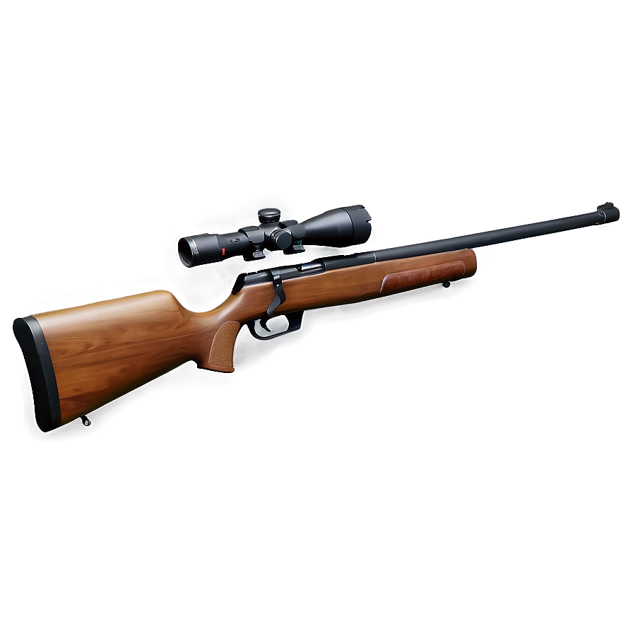 Hunting Rifle With Extended Magazine Png Qjq31