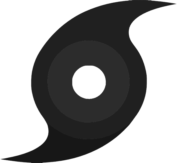 Hurricane - Black And White Hurricane Clipart, HD Png Download PNG with transparent background