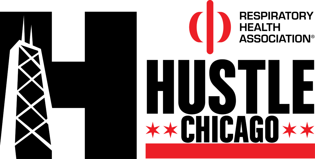 Hustle Chicago Respiratory Health Association Logo PNG with transparent background