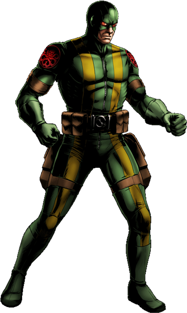Hydra Soldier Portrait Art - Marvel Comic Hydra Soldier, HD Png Download PNG with transparent background