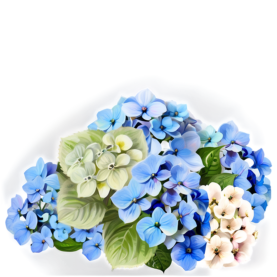 Hydrangea Bouquet PNG 05242024 PNG with transparent background