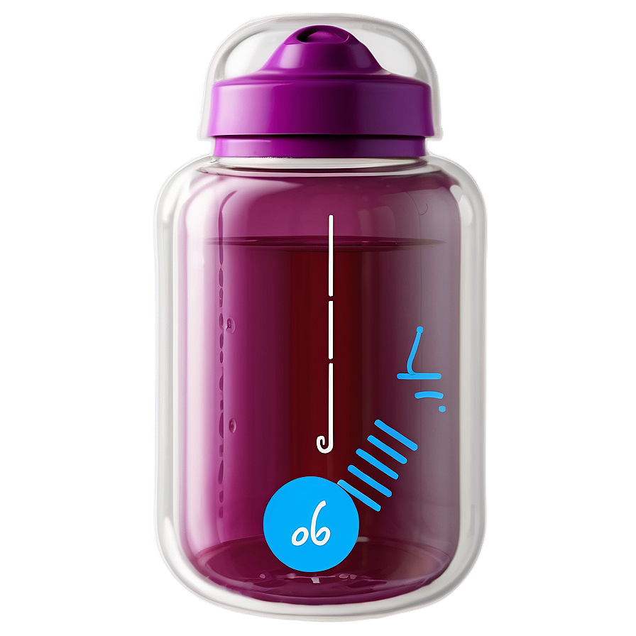 Hydration Tracker Water Bottle Png 06262024