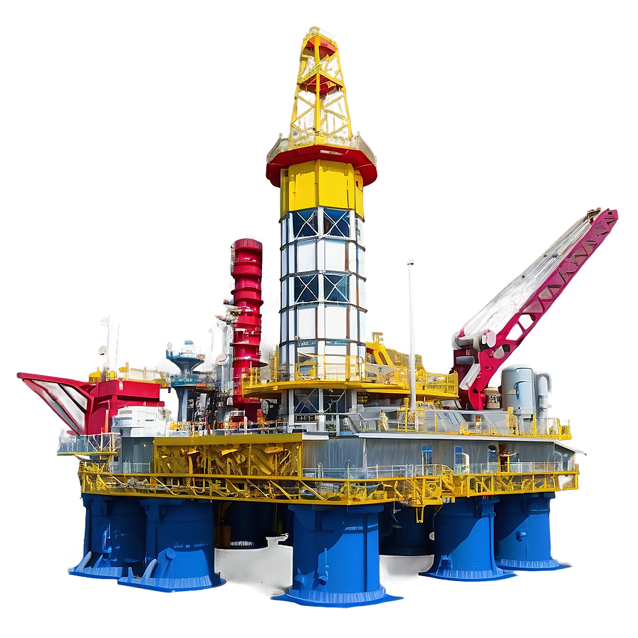 Hydrocarbon Exploration Rig Png Rbb