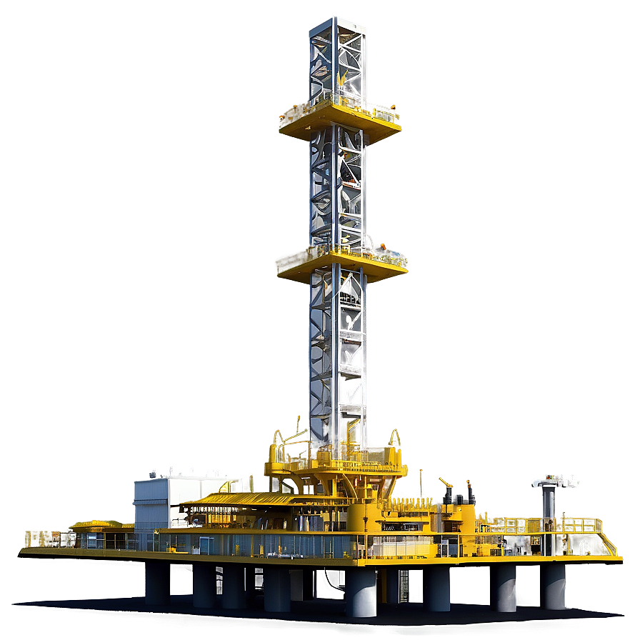 Hydrocarbon Exploration Rig Png Vxl