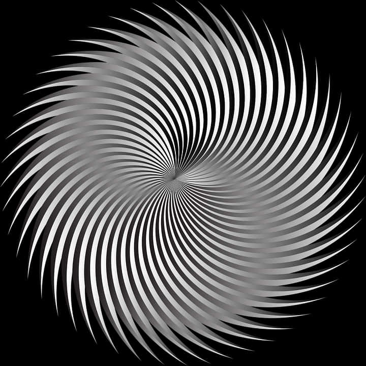 Hypnotic Spiral Abstract