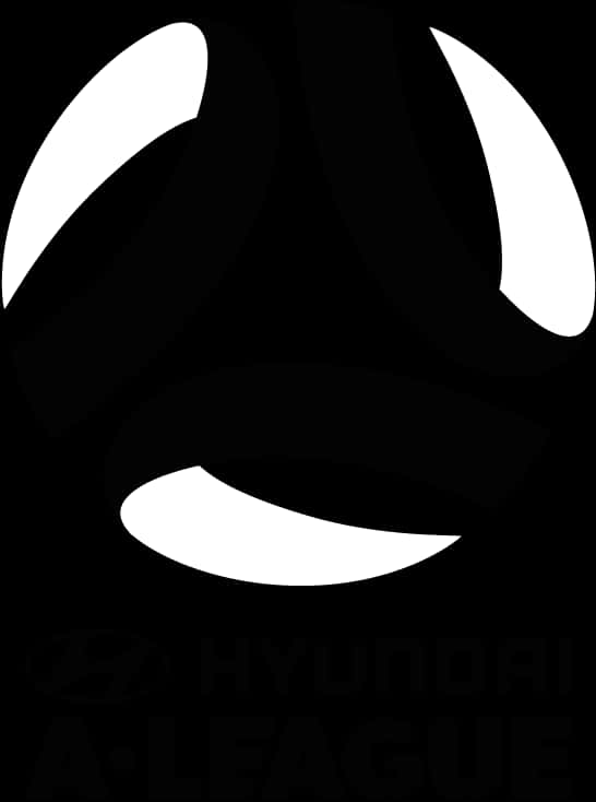 Hyundai A League Logo Blackand White