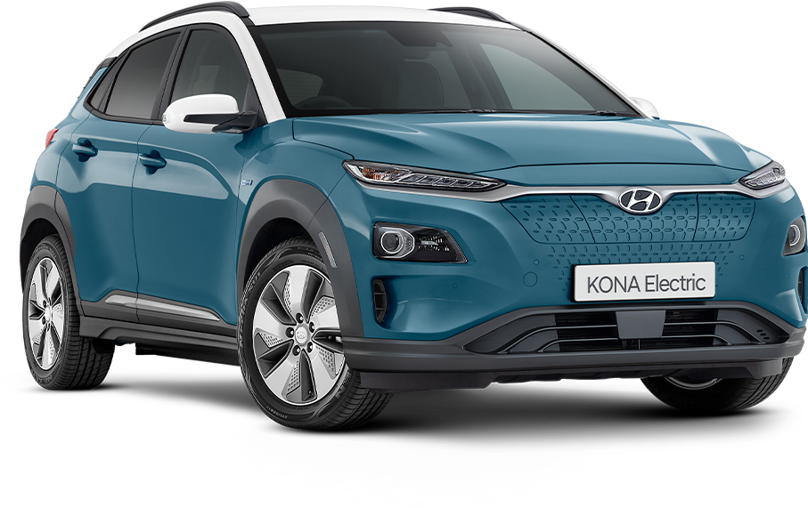 Hyundai Kona Electric Blue, HD Png Download PNG with transparent background