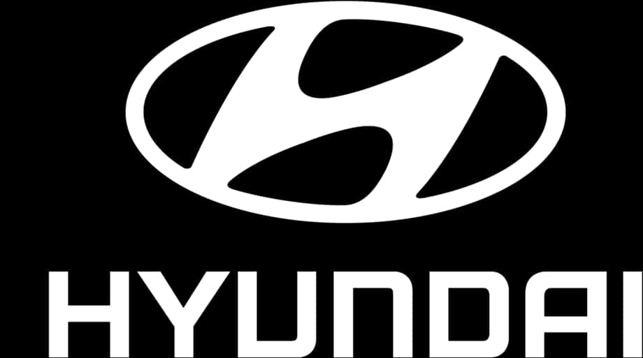 Hyundai Logo Blackand White