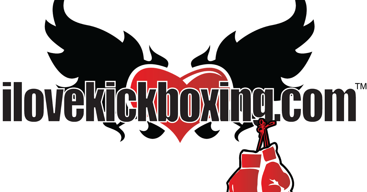 I Love Kickboxing Logo PNG with transparent background