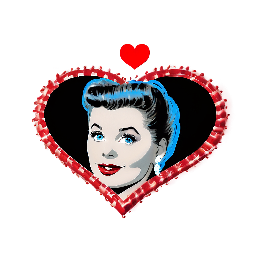 I Love Lucy Heart Frame Png Qbh9