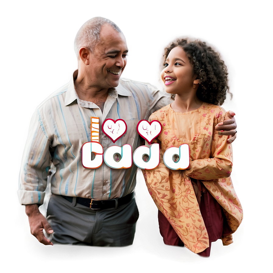 I Love You Dad Text PNG ysd PNG with transparent background