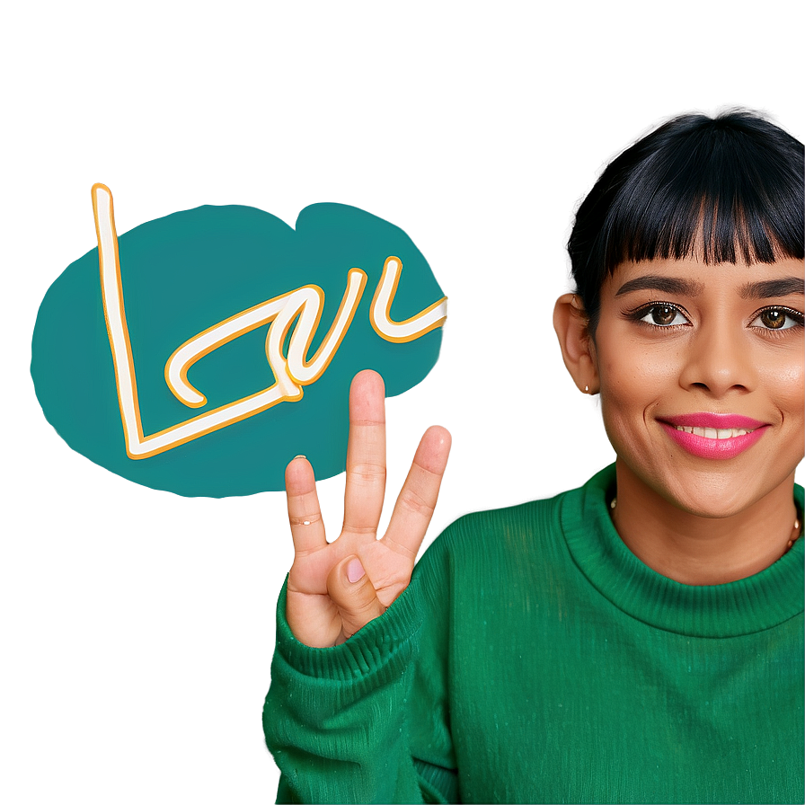 I Love You Sign Language PNG 06112024 PNG with transparent background