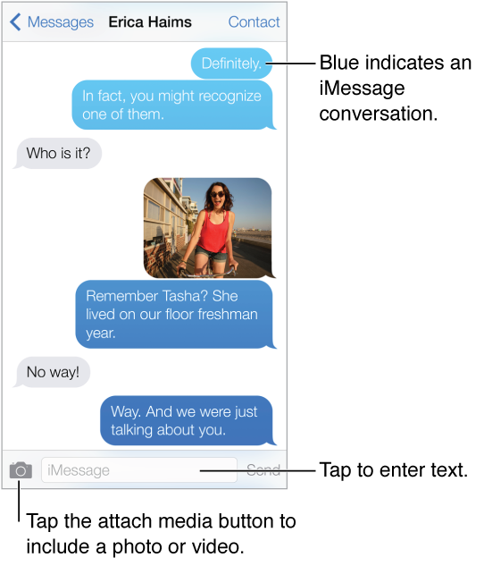 I Message Conversation Screenshot