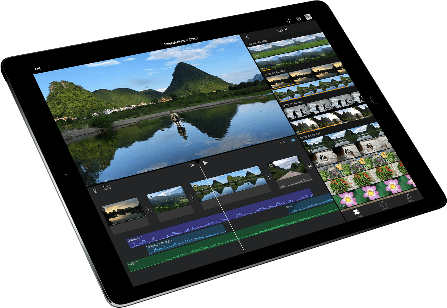 I Pad Pro Video Editing