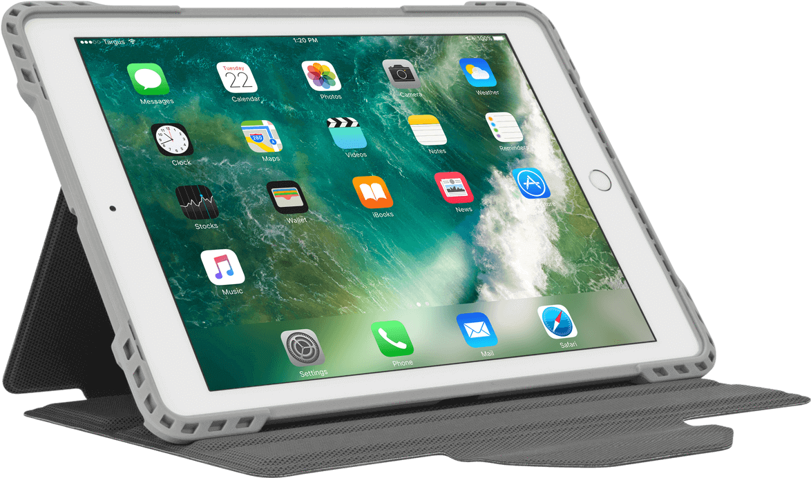 I Pad Pro With Protective Caseand Stand