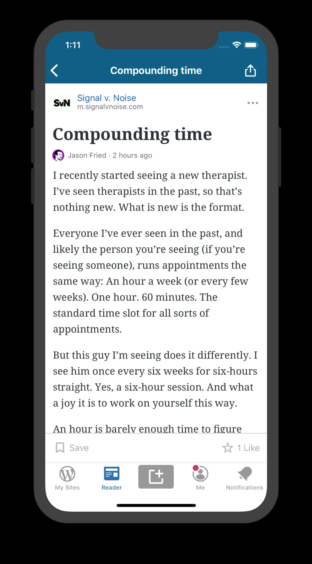 i Phone12 Displaying Blog Post PNG with transparent background