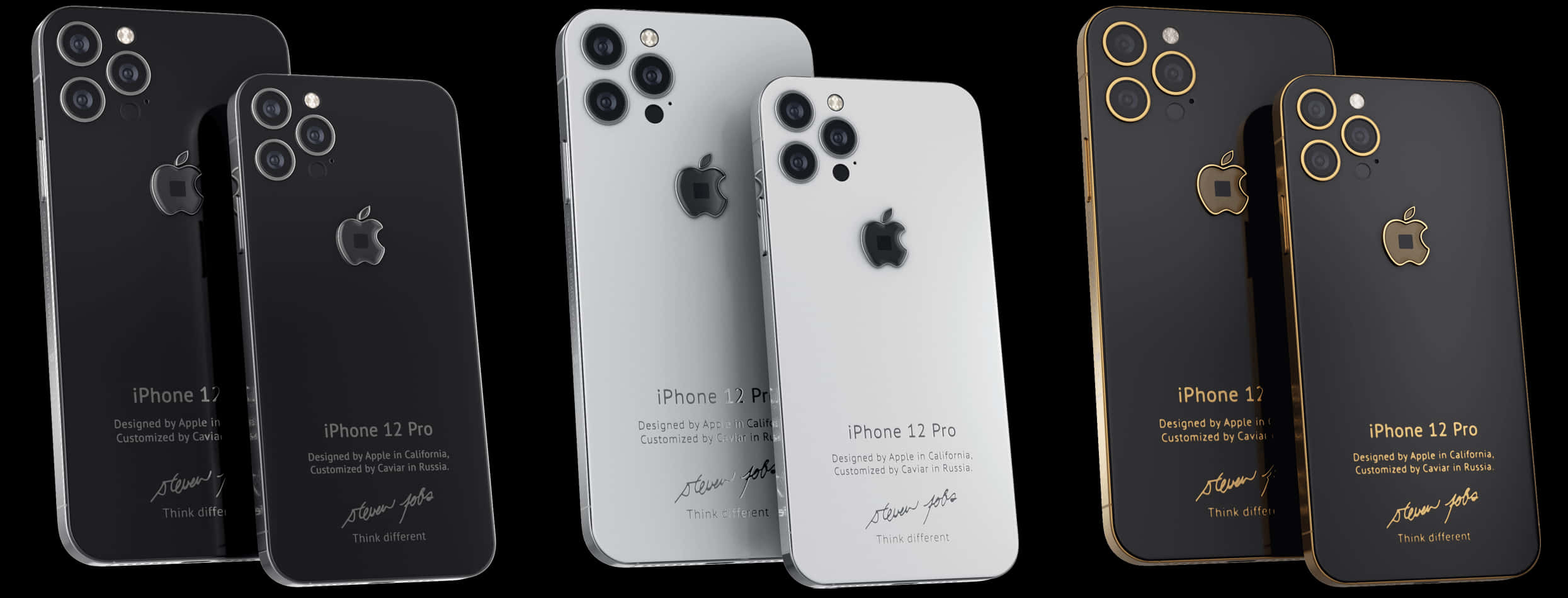 i Phone12 Series Comparison PNG with transparent background