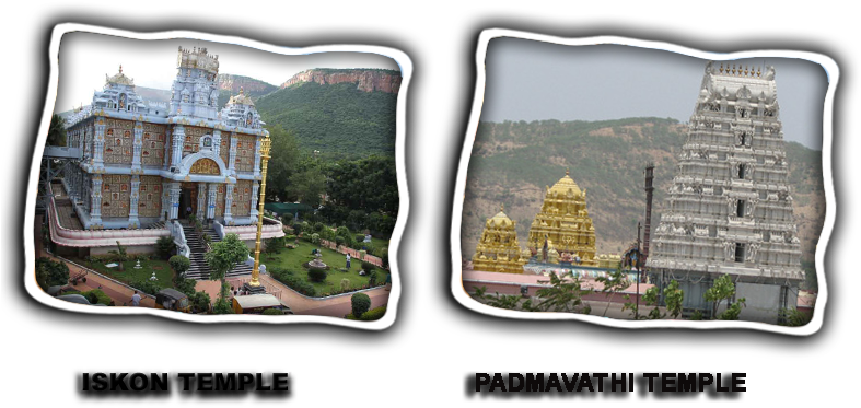 I S K C O N_and_ Padmavathi_ Temples_ Collage