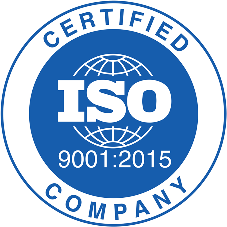 I S O90012015 Certified Company Seal