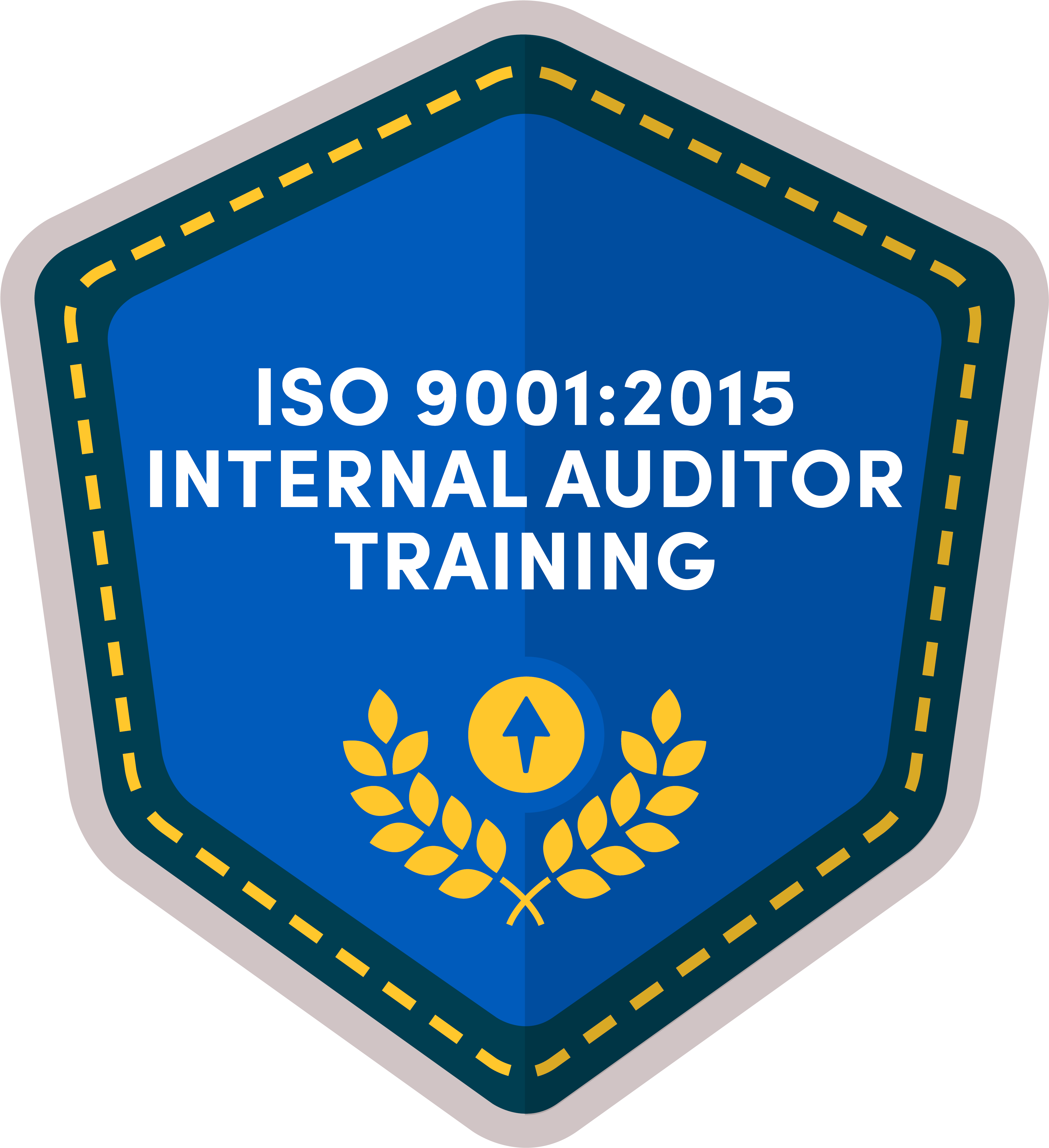 I S O90012015 Internal Auditor Training Badge