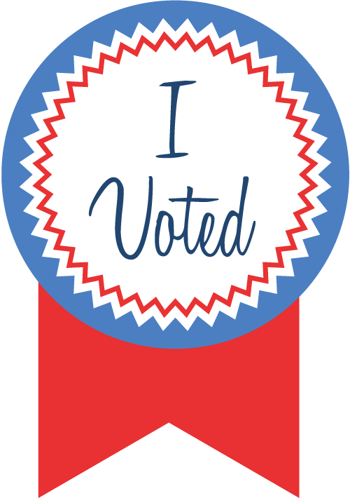 I Voted Sticker Graphic