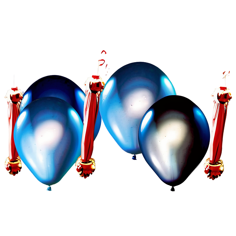 Ice Blue Balloons Png 97